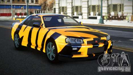 Nissan Skyline R34 Jashra S14 для GTA 4
