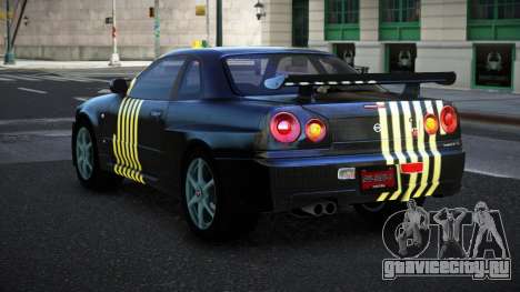 Nissan Skyline R34 Jashra S2 для GTA 4