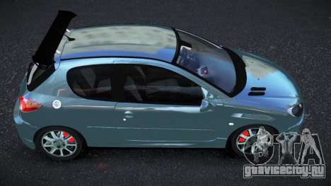 Peugeot 206 Cuxen для GTA 4