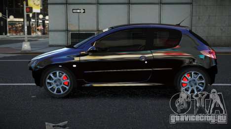 Peugeot 206 Jutufelu для GTA 4
