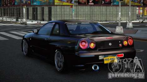 Nissan Skyline R34 Menhiluw для GTA 4