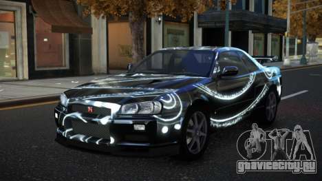 Nissan Skyline R34 Olasin S11 для GTA 4
