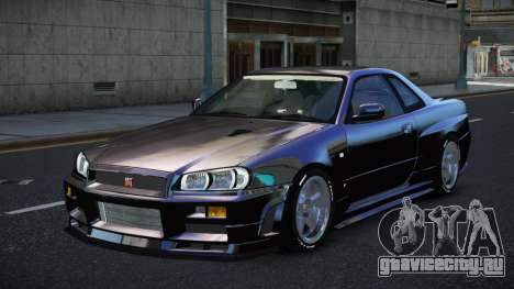 Nissan Skyline R34 Menhiluw для GTA 4