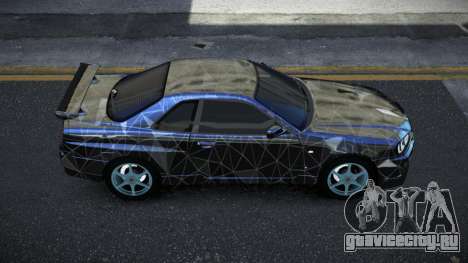 Nissan Skyline R34 Jashra S4 для GTA 4