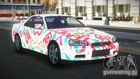 Nissan Skyline R34 Jashra S8 для GTA 4
