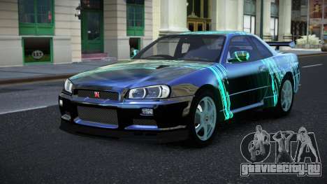Nissan Skyline R34 Jashra S1 для GTA 4