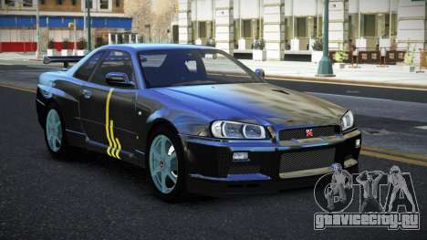 Nissan Skyline R34 Jashra S2 для GTA 4