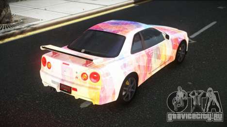 Nissan Skyline R34 Olasin S12 для GTA 4