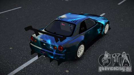 Nissan Skyline R34 Japhli S6 для GTA 4
