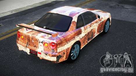 Nissan Skyline R34 Jashra S6 для GTA 4