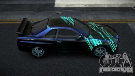Nissan Skyline R34 Jashra S1 для GTA 4