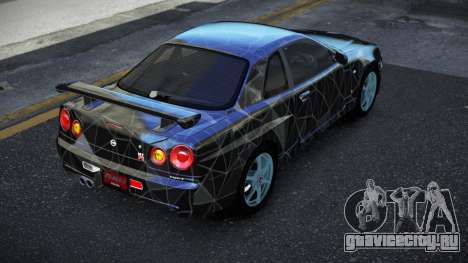Nissan Skyline R34 Jashra S4 для GTA 4