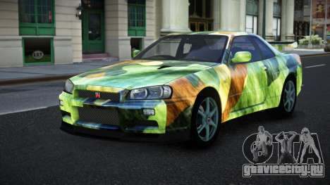 Nissan Skyline R34 Jashra S9 для GTA 4