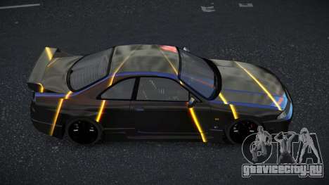 Nissan Skyline R33 GT-R Baslly S9 для GTA 4