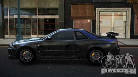 Nissan Skyline R34 Olasin S14 для GTA 4