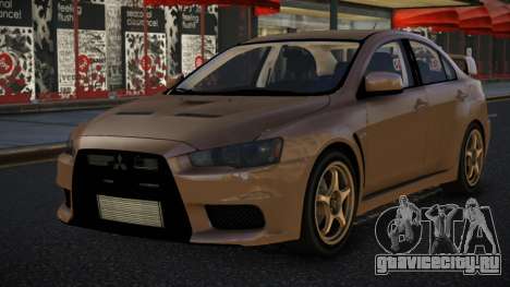 Mitsubishi Lancer Evolution X Cogwa для GTA 4