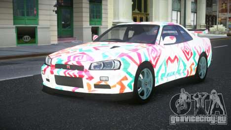 Nissan Skyline R34 Jashra S8 для GTA 4