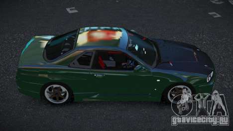 Nissan Skyline R34 Nudtap для GTA 4