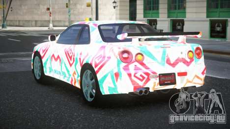 Nissan Skyline R34 Jashra S8 для GTA 4