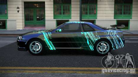 Nissan Skyline R34 Jashra S1 для GTA 4