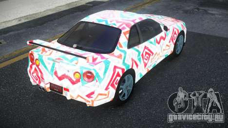 Nissan Skyline R34 Jashra S8 для GTA 4