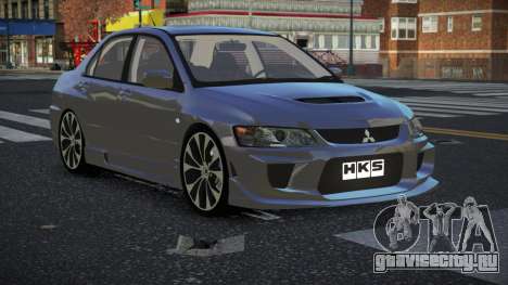 Mitsubishi Lancer Evolution VIII Vodfu для GTA 4