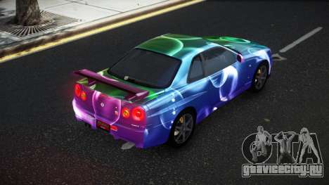 Nissan Skyline R34 Olasin S3 для GTA 4