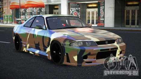 Nissan Skyline R33 GT-R Baslly S13 для GTA 4