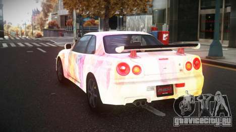 Nissan Skyline R34 Olasin S12 для GTA 4