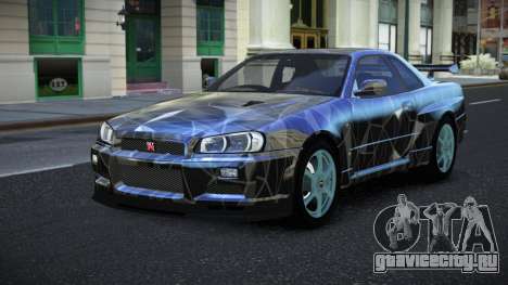 Nissan Skyline R34 Jashra S4 для GTA 4