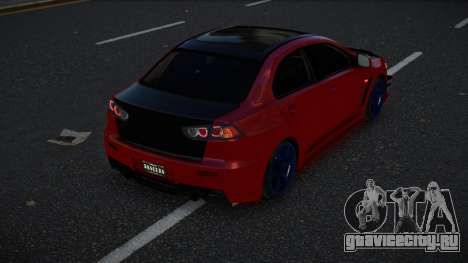Mitsubishi Lancer Evolution X Kiyyateli для GTA 4