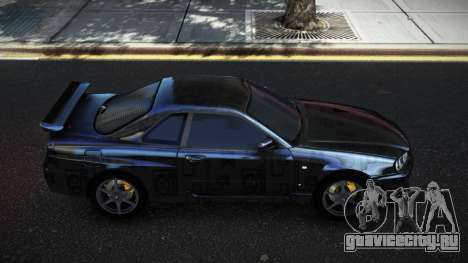 Nissan Skyline R34 Olasin S14 для GTA 4