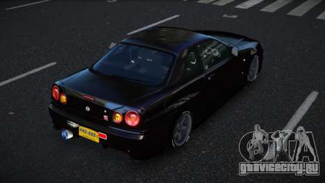 Nissan Skyline R34 Menhiluw для GTA 4