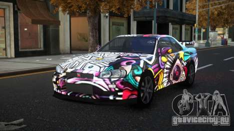 Nissan Skyline R34 Olasin S8 для GTA 4
