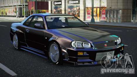 Nissan Skyline R34 Menhiluw для GTA 4
