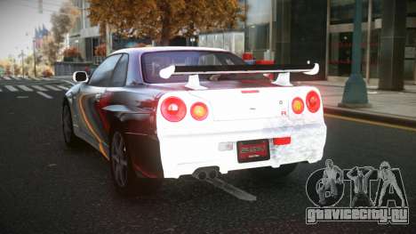 Nissan Skyline R34 Olasin S10 для GTA 4