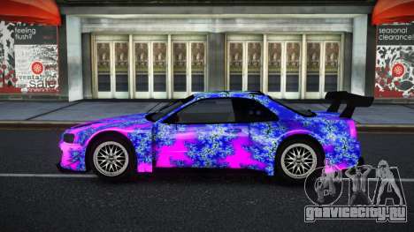 Nissan Skyline R34 Japhli S2 для GTA 4