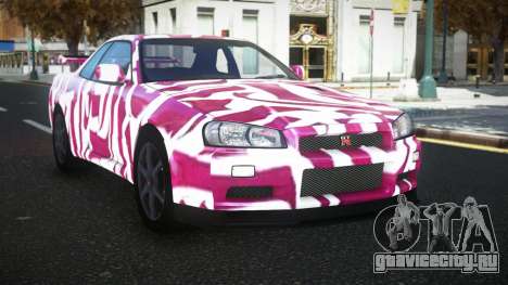 Nissan Skyline R34 Olasin S4 для GTA 4