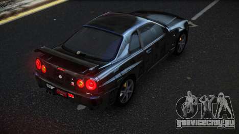 Nissan Skyline R34 Olasin S14 для GTA 4