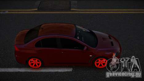 Mitsubishi Lancer Evolution X Xofiweyor для GTA 4