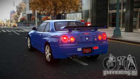 Nissan Skyline R34 Olasin для GTA 4