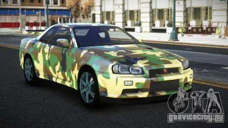 Nissan Skyline R34 Jashra S12 для GTA 4
