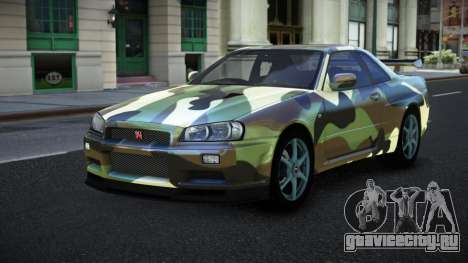 Nissan Skyline R34 Jashra S11 для GTA 4