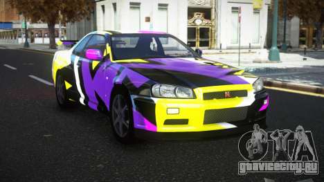 Nissan Skyline R34 Olasin S2 для GTA 4