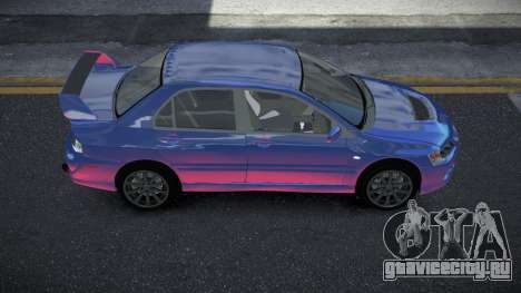 Mitsubishi Lancer Evolution VIII Yanop для GTA 4