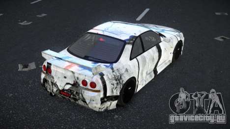 Nissan Skyline R33 GT-R Baslly S8 для GTA 4