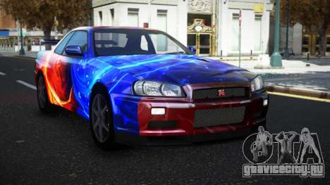 Nissan Skyline R34 Olasin S6 для GTA 4