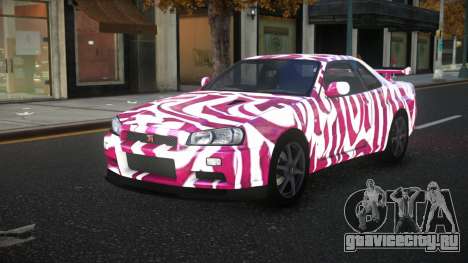 Nissan Skyline R34 Olasin S4 для GTA 4