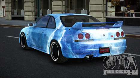 Nissan Skyline R33 Fersa S6 для GTA 4