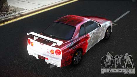 Nissan Skyline R34 Olasin S10 для GTA 4